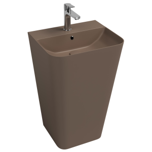 Раковина Isvea Sott'Aqua 10SQ37001SV-2H напольная, коричневый матовый, 50x42