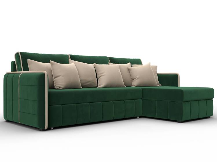 Диван угловой Лига Диванов Лига-078 130988 Зеленый