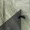 Шторка на ванну MaybahGlass MGV-652-6 40.5x140, поворотная, стекло бронза матовая 6 мм, профиль черный фото 4