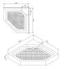 Поддон для душа Am.Pm Gem W90T-405-090WT 90x90, белый, с сифоном фото 4