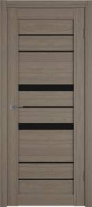 Межкомнатная дверь Владимирская Фабрика Дверей Atum Pro 30 Brun Oak стекло Black Gloss 700x2000