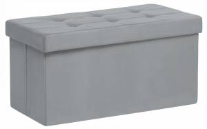 Банкетка-сундук Leset Леда 4687205442178 Серый Velutto 12