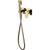 Гигиенический душ Boheme Spectre 457-G золотой, со смесителем, с внутренней частью