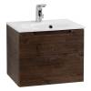 Тумба с раковиной Belbagno Etna ETNA-500-1C-SO-RW-P 49.6x39.2x40 Rovere Moro подвесная с одним выкатным ящиком