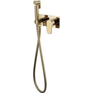 Гигиенический душ Boheme Spectre 457-G золотой, со смесителем, с внутренней частью