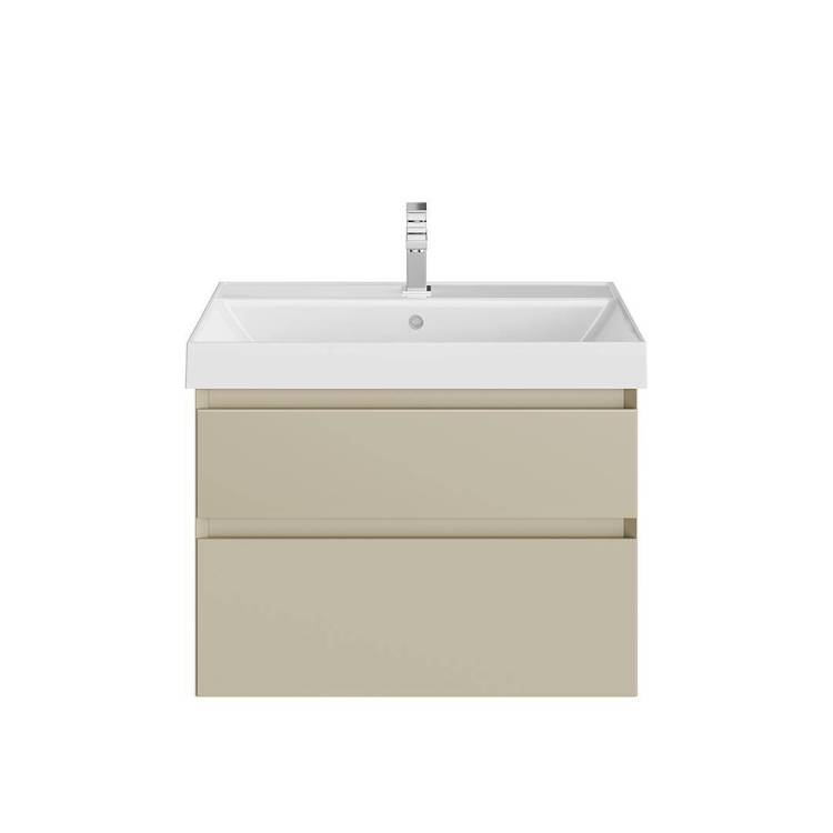 Тумба с раковиной Kerama Marazzi Cubo лимо матовая, 70 см, раковина CU.wb.70