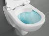 Комплект Унитаз подвесной Villeroy&Boch Boch O.Novo, безободковый с инсталляцией TECE Base 4 в 1 с кнопкой смыва белой фото 4