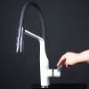 Смеситель для кухни Clever Chef 99733 белый, с гибким изливом фото 10