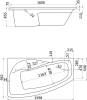 Акриловая ванна Santek Майорка XL 160х95 L фото 3