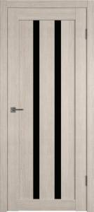 Межкомнатная дверь Владимирская Фабрика Дверей Atum 2 Cappuccino стекло Black Gloss 600x2000