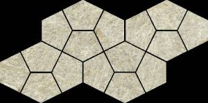 Мозаика Italon Магма 620110000245 Минерал Призм 20.5x41.3