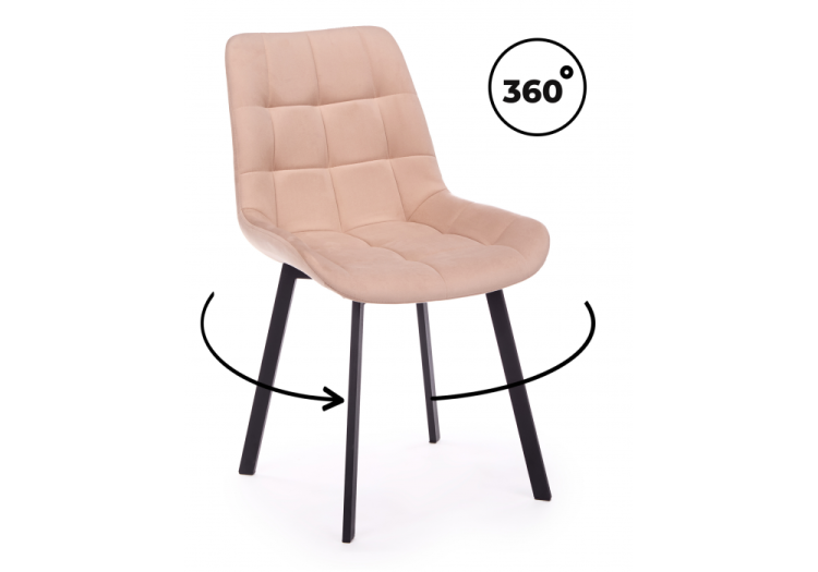 Стул на металлокаркасе Notta Челси 632478 Бежевый (zd 210)