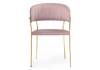 Стул Woodville Kamelia 15321 pink, gold фото 3