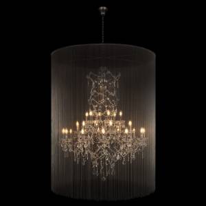 Большая подвесная люстра Loft IT Vaille Crystal 10450/1200