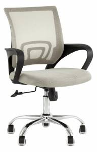 Кресло компьютерное Stool Group TopChairs Simple WH-805 grey серый