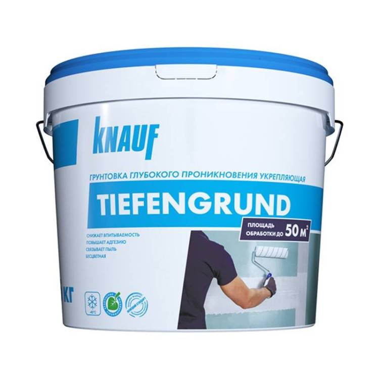 Грунтовка универсальная глубокого проникновения KNAUF Tiefengrund 5 кг