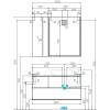 Тумба с раковиной AQUATON Терра 105 дуб кантри/антрацит фото 5
