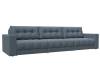 Прямой диван Лига Диванов Лига-049 НПБ Лонг 128449 NESS 12 серый, с декором
