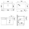 Мойка кухонная Blanco Rotan 700-U 527147 мягкий белый фото 2