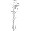 Душевая стойка Agger Breeze A0193544 черный фото 12