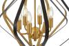 Подвесная люстра Lumina Deco Crulia Ldp 8005-6 Bk+Md фото 2
