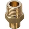 Ниппель переходной Stout 1 X3/4 наружная резьба, латунь фото 2