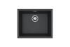 Мойка кухонная Alveus Granital Omni 30 1150056 Deep Black-G90 с сифоном, 55x45