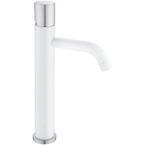 Смеситель для раковины Boheme Stick 122-WCR.2 White Touch Chrome
