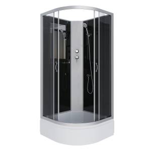 Душевая кабина Niagara Classic NG-3501-14BK (900x900x2000) со средним поддоном (26см), гидромассаж