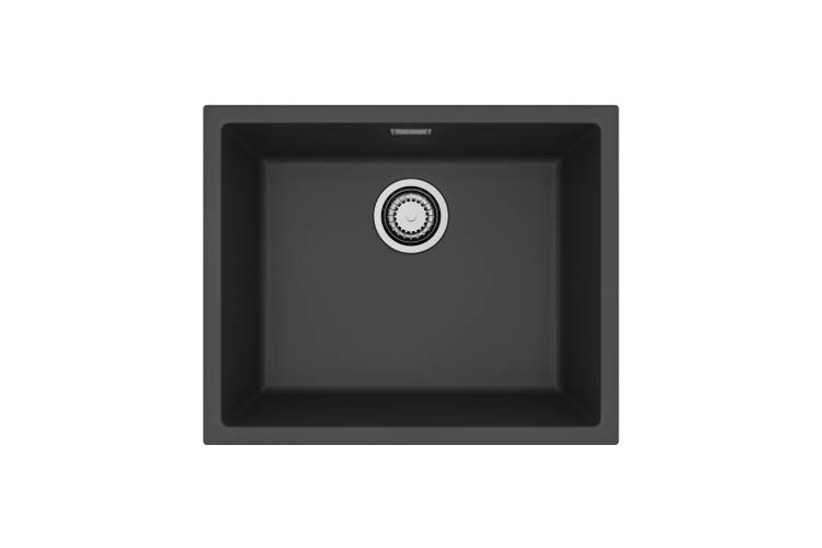 Мойка кухонная Alveus Granital Omni 30 1150056 Deep Black-G90 с сифоном, 55x45