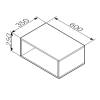 Полка Am.Pm Func M8FOH0601WM 25x60 см, белый матовый фото 5