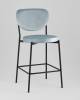 Стул полубарный Stool Group Барбара BARBARA CC 1882-99 серо-голубой, велюр фото 2