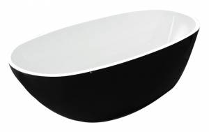Акриловая ванна Esbano Sophia ESVASOPHB черная 170x85x56