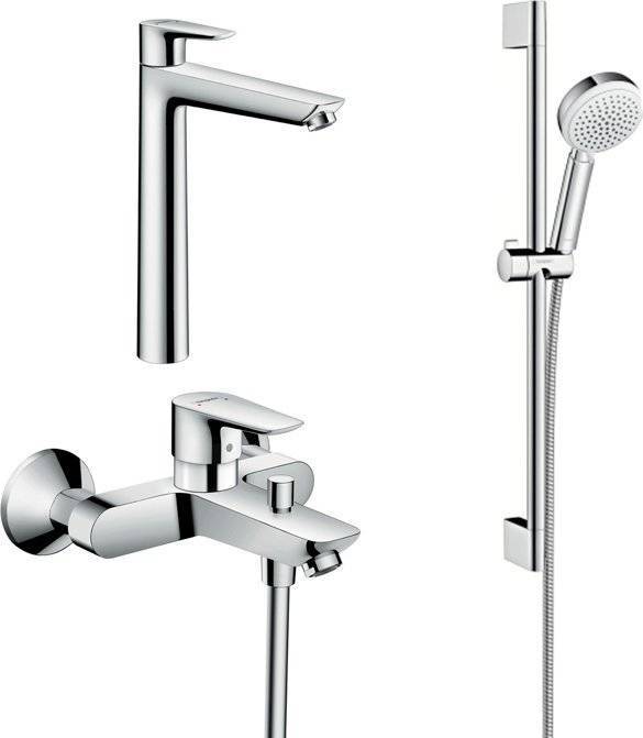 Душевой комплект Hansgrohe Talis E 71740000 для ванны с душем, 4 режима