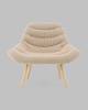 Кресло Stool Group Олби Страйпс QH-2805K 263-2 dark beige бежевый фото 2
