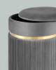 Пуф-сундук Stool Group Миранда 19B352VA-8167-55 велюр серый с ящиком фото 3