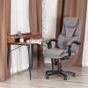 Кресло компьютерное Tetchair Cambridge 21619 флок, ткань, серый фото 14