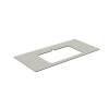 Столешница Kerama Marazzi Plaza (Плаза) KM6012G0501RP100Ir2 серый светлый натуральный, 100x48