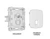 Комплект механизма компьютерной розетки Ambrella Volt Omega MO812010 фото 3
