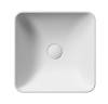 Раковина GSI Nubes 903809 белый матовый, 38x38 фото 2