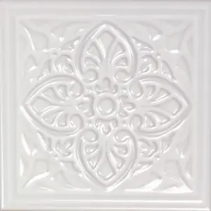 Декор Monopole Armonia A Blanco 15x15