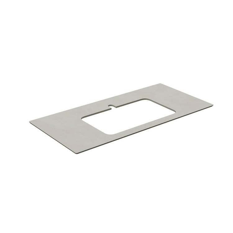 Столешница Kerama Marazzi Plaza (Плаза) KM6012G0501RP100Ir2 серый светлый натуральный, 100x48