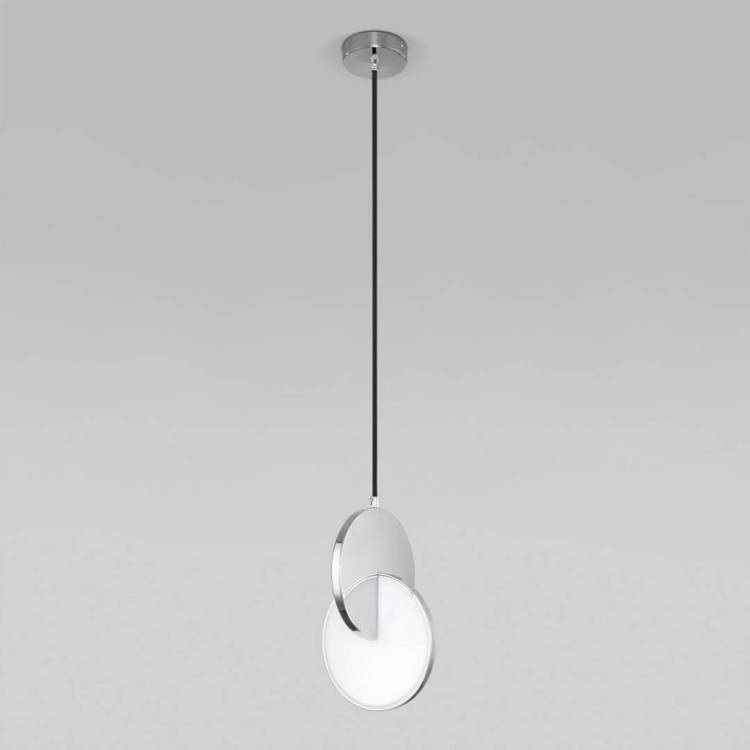 Подвесной светодиодный светильник Eurosvet Lang 50225/1 Led хром