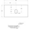 Столешница Belbagno KEP-90-MGL-W0 90x46x2 Marmo Grigio Lucido фото 3