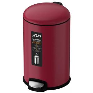 Ведро с микролифтом 8 л JAVA S-885-8R малиновый