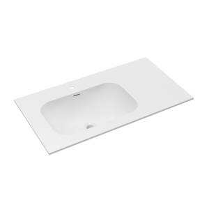 Раковина Vincea Elise VCB-4EL100MW-L левая, белый матовый, 100x53