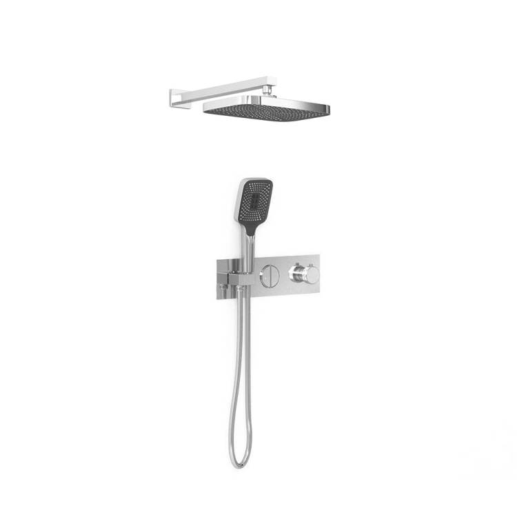 Душевой комплект Vincea VSFW-422T1CH хром, встраиваемый, с термостатом