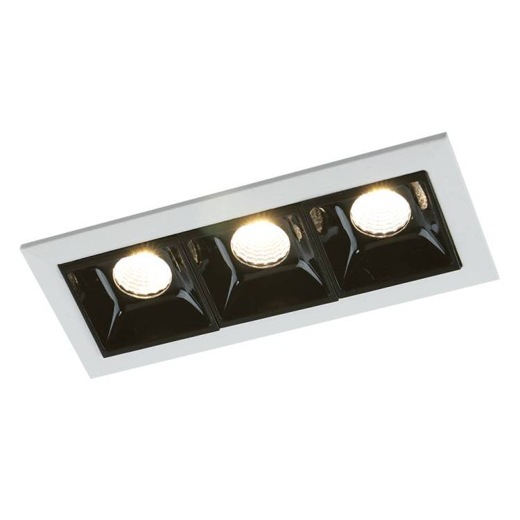 Точечный встраиваемый светильник Arte Lamp Grill A3153PL-3BK