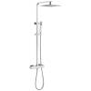 Душевая стойка Abber Daheim AF8260L с термостатом без излива, хром