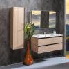 Тумба с раковиной Armadi Art Capolda 100 light wood фото 3